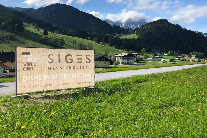 Unbebautes Grundstück für die Entwicklung eines neuen Wohnbauprojekts durch SIGES.